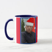 Kim Jong Un Christmas Tasse (Links)