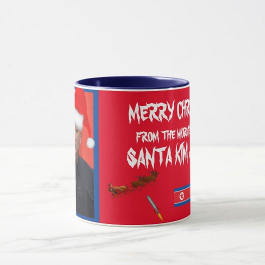Kim Jong Un Christmas Tasse (Zentrum)