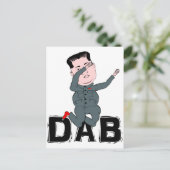 Kim Jong-Un Dabbing Postkarte (Stehend Vorderseite)