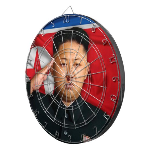 Kim Jong Un Dartscheibe (Vorderseite rechts)