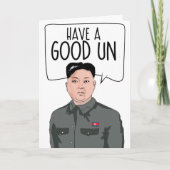 KIM JONG UN: Gute Un Karte (Vorderseite)