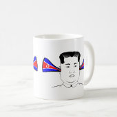 Kim Jong Un Kaffeetasse (VorderseiteRechts)