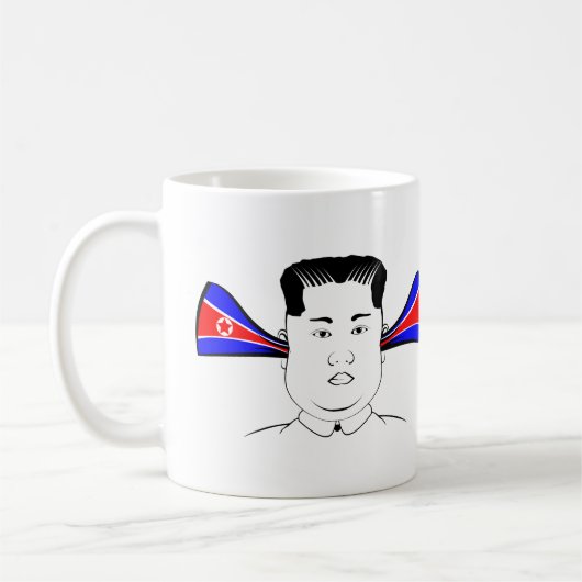 Kim Jong Un Kaffeetasse (Links)