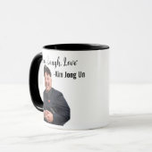Kim Jong Un, Live, Laugh, Liebe, Meme Gift Tasse (Vorderseite Links)