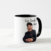 Kim Jong Un, Live, Laugh, Liebe, Meme Gift Tasse (VorderseiteRechts)