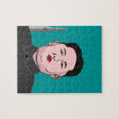 Kim Jong-un & Nuklearrakete Puzzle (Horizontal)