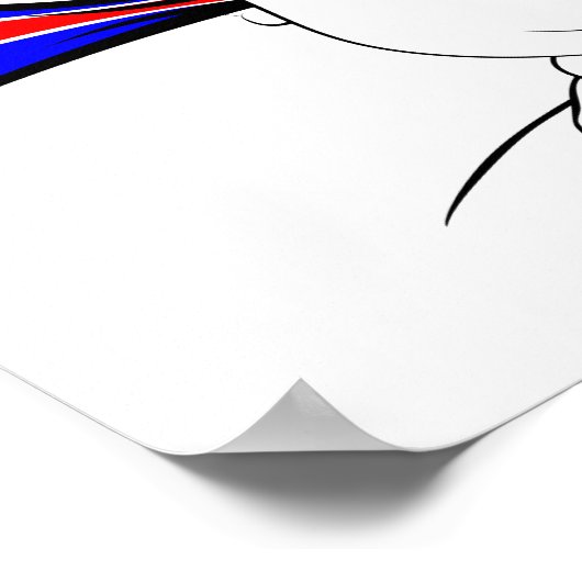 Kim Jong Un Poster (Ecke)