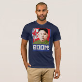 Kim Jong Un Propaganda - BOOM - T-Shirt (Vorne ganz)