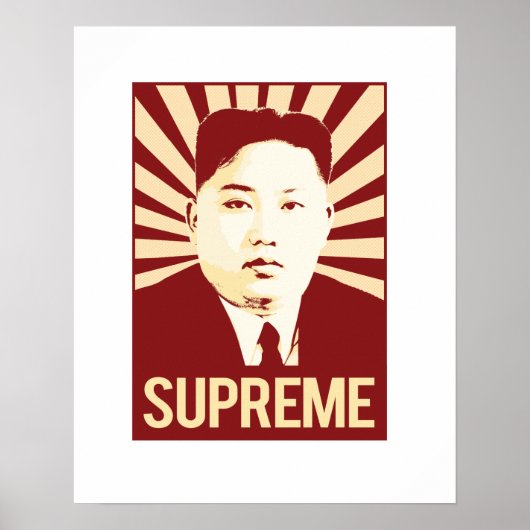 Kim Jong Un Propaganda - Oberster - Poster (Vorne)
