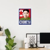 Kim Jong Un Propaganda - OBEY - Poster (Heimbüro)