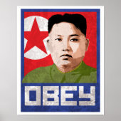 Kim Jong Un Propaganda - OBEY - Poster (Vorne)