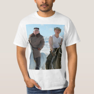 Kim Jong Un & Putin auf einem Pferd T-Shirt