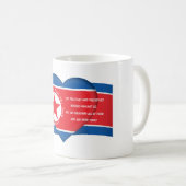 Kim Jong un Quote Trump Kim Summit North Korea USA Kaffeetasse (VorderseiteRechts)