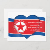 Kim Jong un Quote Trump Kim Summit North Korea USA Postkarte (Vorne/Hinten)