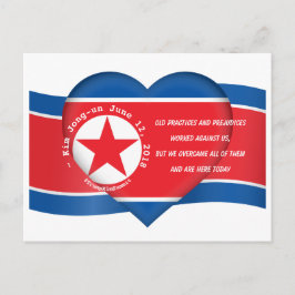 Kim Jong un Quote Trump Kim Summit North Korea USA Postkarte