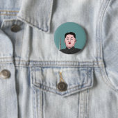 Kim Jong-un und nukleare Rakete Button (Beispiel)