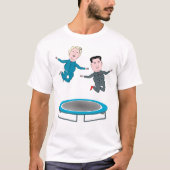 Kim Jong Un und Präsident Trump T-Shirt (Vorderseite)