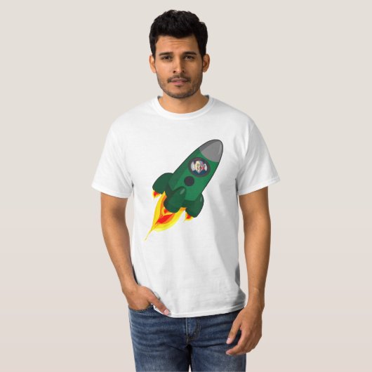 Kim Jong-UNO Rocketman T-Shirt (Vorne ganz)