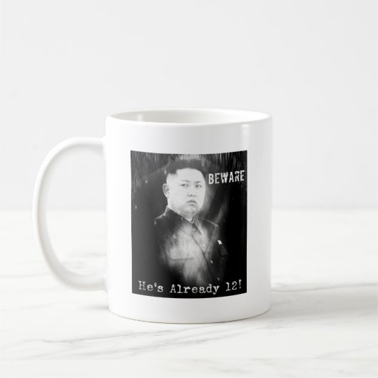 Kim Jong-UNO Witz Kaffeetasse (Links)