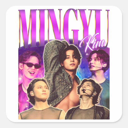 Kim Min Gyu Inspiriert Aufkleber | K-Pop (Vorderseite)