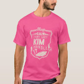 Kim Nachname Shirt Kim Name Birthday (Vorderseite)