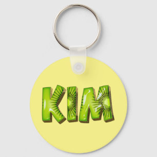 Kim Name Kiwi Design Schlüsselanhänger