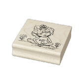 ©️ Kim Niles GARDEN GIRL Briefmarke Gummistempel (Stempel)