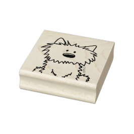 ©️ Kim Niles KiniArt Westie Rubber Briefmarke Gummistempel