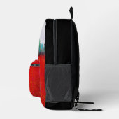 Kim Niles Painting Printing Backpack Bedruckter Rucksack (Rechts)