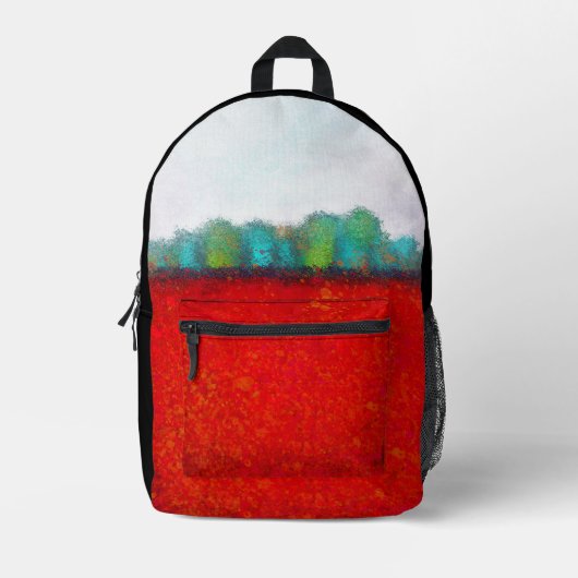 Kim Niles Painting Printing Backpack Bedruckter Rucksack (Vorderseite)