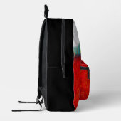 Kim Niles Painting Printing Backpack Bedruckter Rucksack (Links)