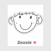 Kim Seon Ho Smiley Sticker (Blatt)