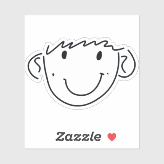 Kim Seon Ho Smiley Sticker (Blatt)