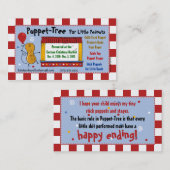 Kim u. Jerry-Erdnuss-Visitenkarte Visitenkarte (Vorne/Hinten)