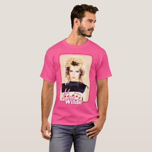 Kim Wilde 80er Ästhetische Fanart Design (1) T-Shirt (Vorne ganz)