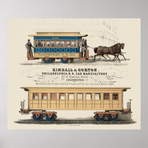 Kimball & Gorton Philadelphia R.R. Poster