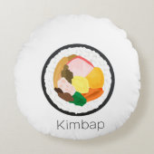 Kimbap Rundes Kissen (Vorderseite)
