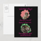 Kimber Candycane Valentinas Postkarte (Vorne/Hinten)