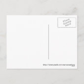 Kimber Cat Eats Candy Cane Postkarte (Rückseite)