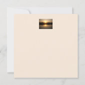 Kimberley Sunset Flat Card (Rückseite)