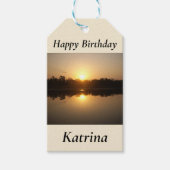 Kimberley Sunset Geschenkanhänger (Vorderseite)