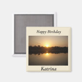 Kimberley Sunset Magnet (Vorderseite/Rückseite)