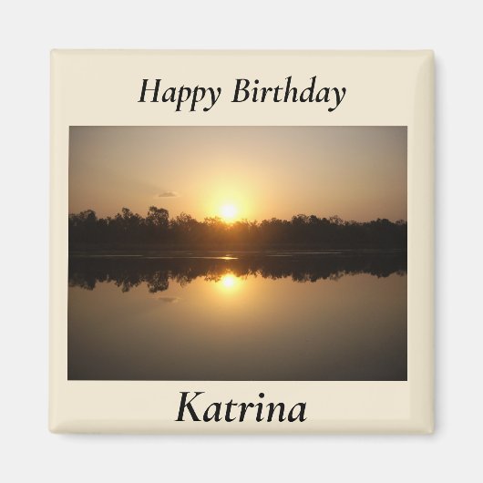 Kimberley Sunset Magnet (Vorne)