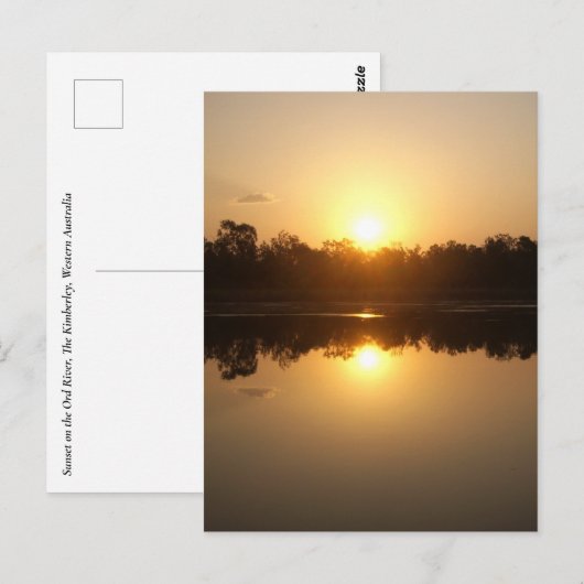 Kimberley Sunset Postcard Postkarte (Vorne/Hinten)