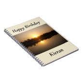 Kimberley Sunset Spiral Notebook Notizblock (Rechte Seite)