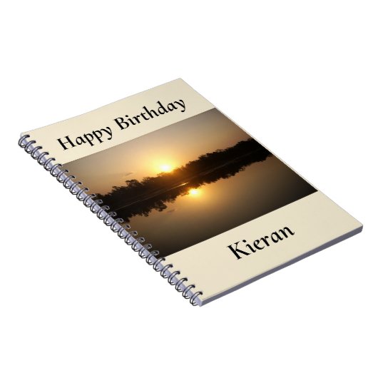 Kimberley Sunset Spiral Notebook Notizblock (Rechte Seite)