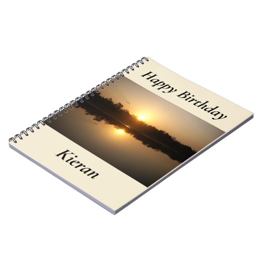 Kimberley Sunset Spiral Notebook Notizblock (Linke Seite)