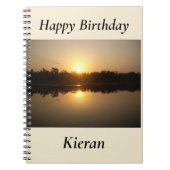 Kimberley Sunset Spiral Notebook Notizblock (Vorderseite)