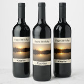 Kimberley Sunset Weinetikett (Flaschen)