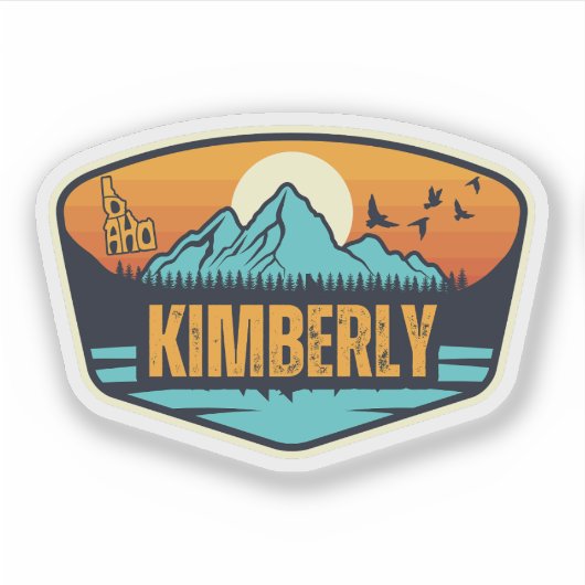 Kimberly, Idaho Aufkleber (Vorderseite)
